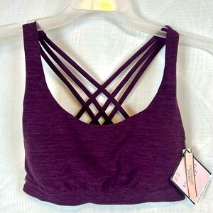 NWT Victorias Secret Purple Sports Bra / XS